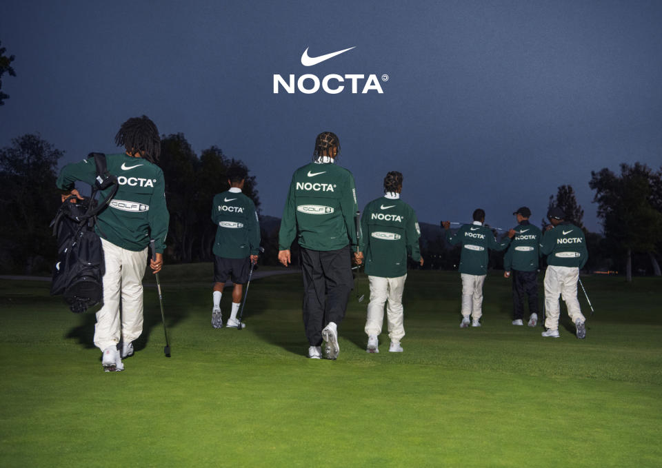 Looks from Drake’s Nocta Golf collection.