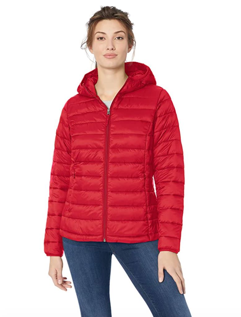 This jacket comes in sizes XS to XXL. <a href="https://amzn.to/365ZVo3" target="_blank" rel="noopener noreferrer">Find it for $40 at Amazon</a>. Prices may vary depending on the size and color.