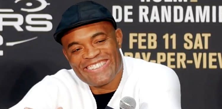 Anderson Silva at the UFC 208 Post-Fight Press Conference