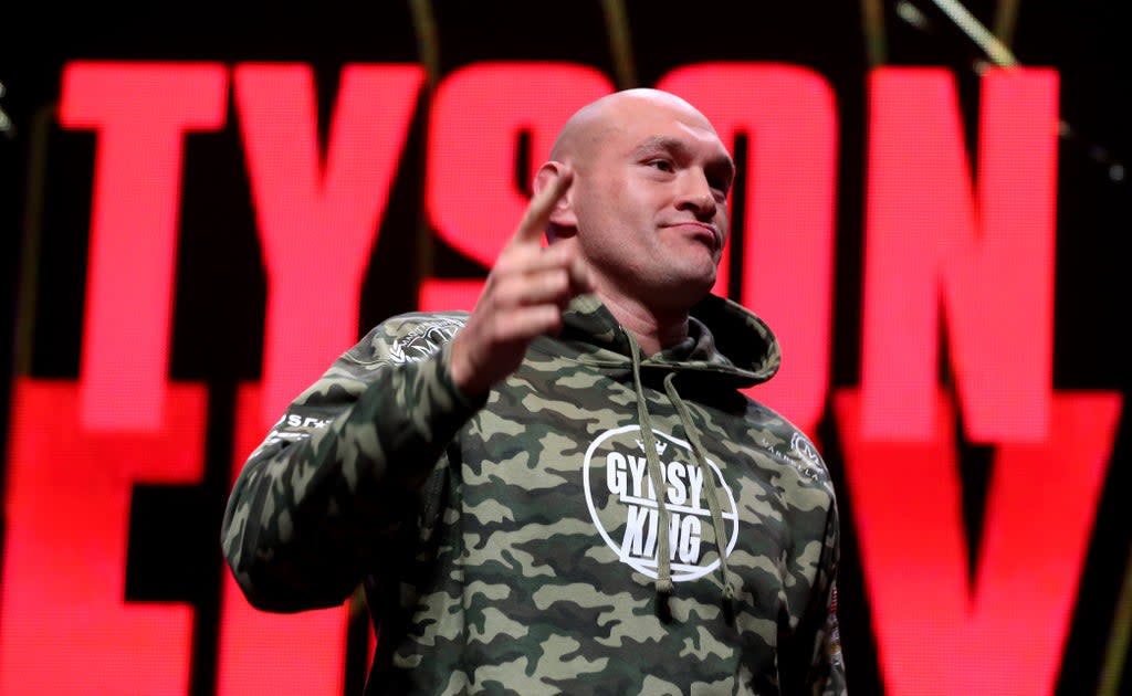 Tyson Fury has angrily ranted at his rivals (Bradley Collyer/PA) (PA Archive)