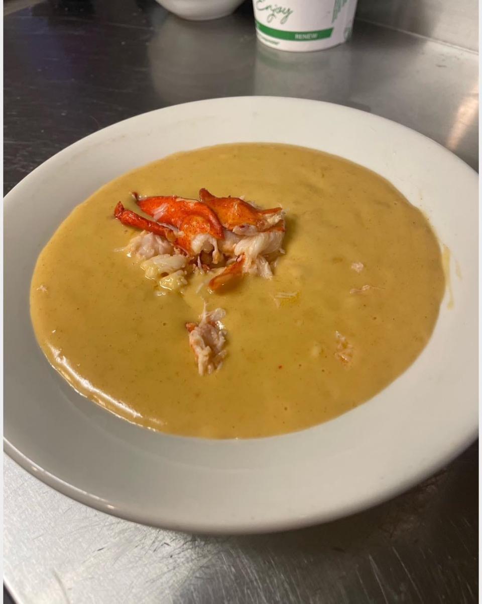 Soups up at Quahog Republic Whaler's Tavern with their Lobster Bisque.