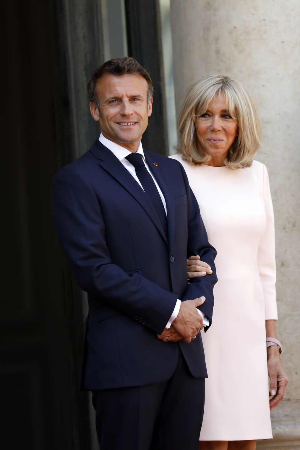 Emmanuel and Brigitte Macron