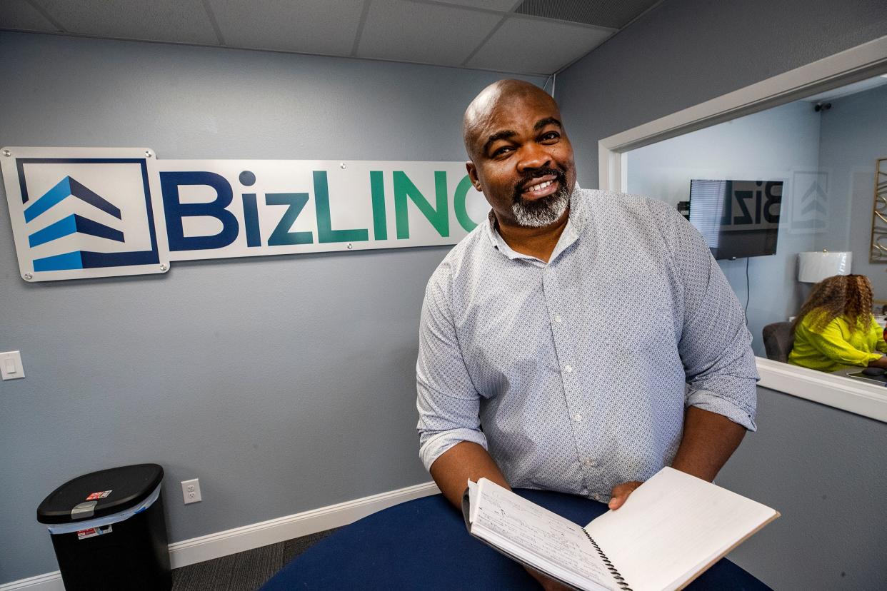 Derrick Blue is the director of the BizLinc business incubator, which rents work areas and provides training and other services to small businesses. Lake Wales signed a $1.2 million contract with Florida Development Corporation in 2022 to operate BizLinc. The City Commission recently voted to conduct a performance audit of the business incubator in the Northwest Neighborhood.