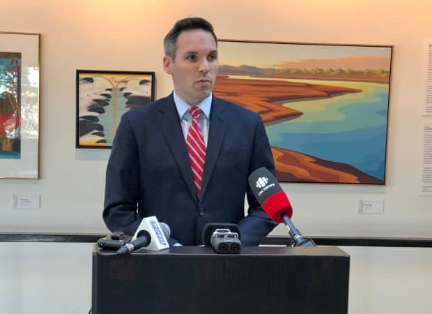 Yukon Party Leader Currie Dixon said Thursday that Liberal Leader Sandy Silver should recall the Legislative Assembly and table a budget, preferably by the end of the month. (Mike Rudyk/CBC - image credit)