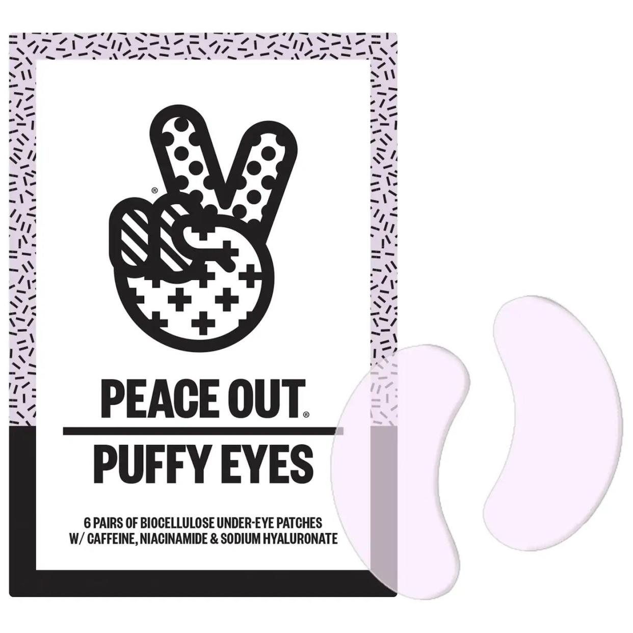 <p><a href="https://go.redirectingat.com?id=74968X1596630&url=https%3A%2F%2Fwww.sephora.com%2Fproduct%2Fpeace-out-puffy-under-eye-patches-P465365&sref=https%3A%2F%2Fwww.esquire.com%2Fstyle%2Fgrooming%2Fg60362240%2Fbest-under-eye-masks-for-men%2F" rel="nofollow noopener" target="_blank" data-ylk="slk:Shop Now;elm:context_link;itc:0;sec:content-canvas" class="link rapid-noclick-resp">Shop Now</a></p><p>Puffy Eyes Patches</p><p>sephora.com</p><p>$25.00</p>