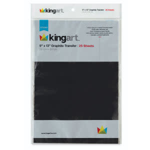 Graphite Transfer Paper, 20 x 36 - 5 Sheets - Black Waxed Paper –  MyArtscape