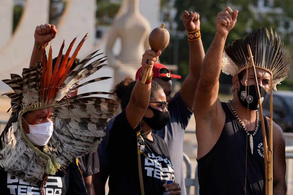 Brazil Indigenous Land Rights (Copyright 2021 The Associated Press. All rights reserved)