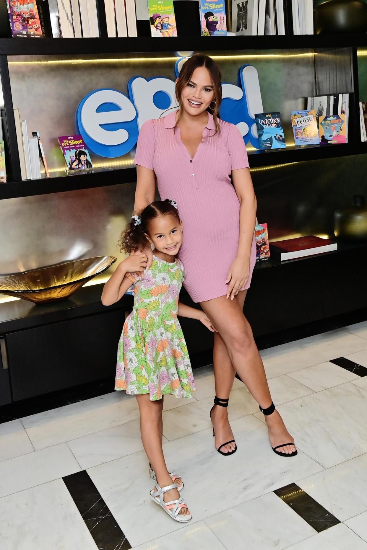 How Chrissy Teigens Daughter Luna Assisted Her During Sports Illustrated Swimsuit Cover
