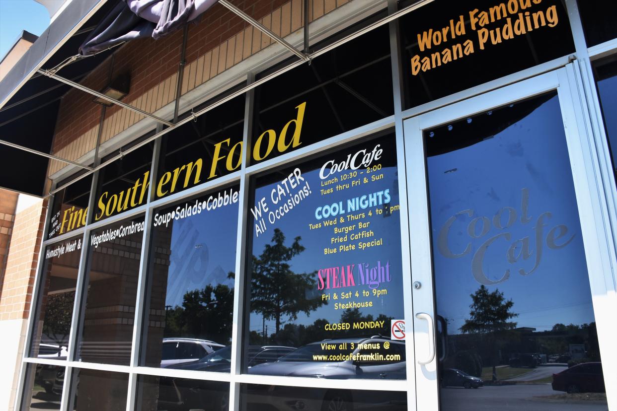 Cool Cafe in Franklin, Tenn. was full to the brim during the mid-week lunch rush on Wednesday, June 29, 2022, in Franklin, Tenn. The beloved restaurant closed just four days later.