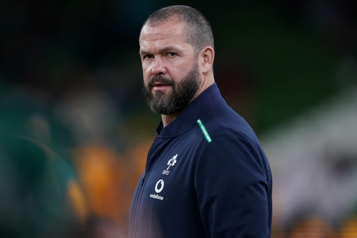 Andy Farrell feels Ireland have a lot to do before the World Cup (Brian Lawless/PA) (PA Wire)