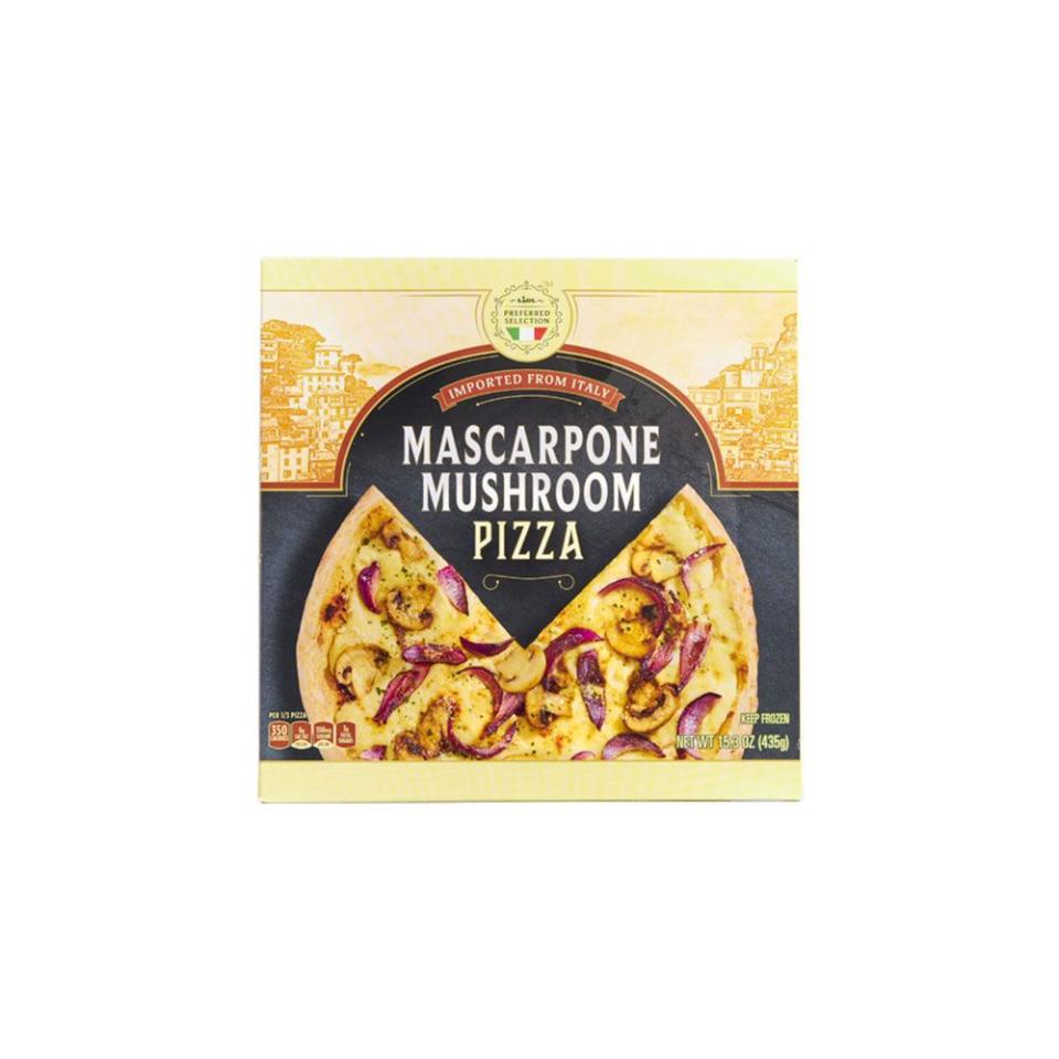 Lidl Preferred Selection Mascarpone Mushroom Frozen Pizza