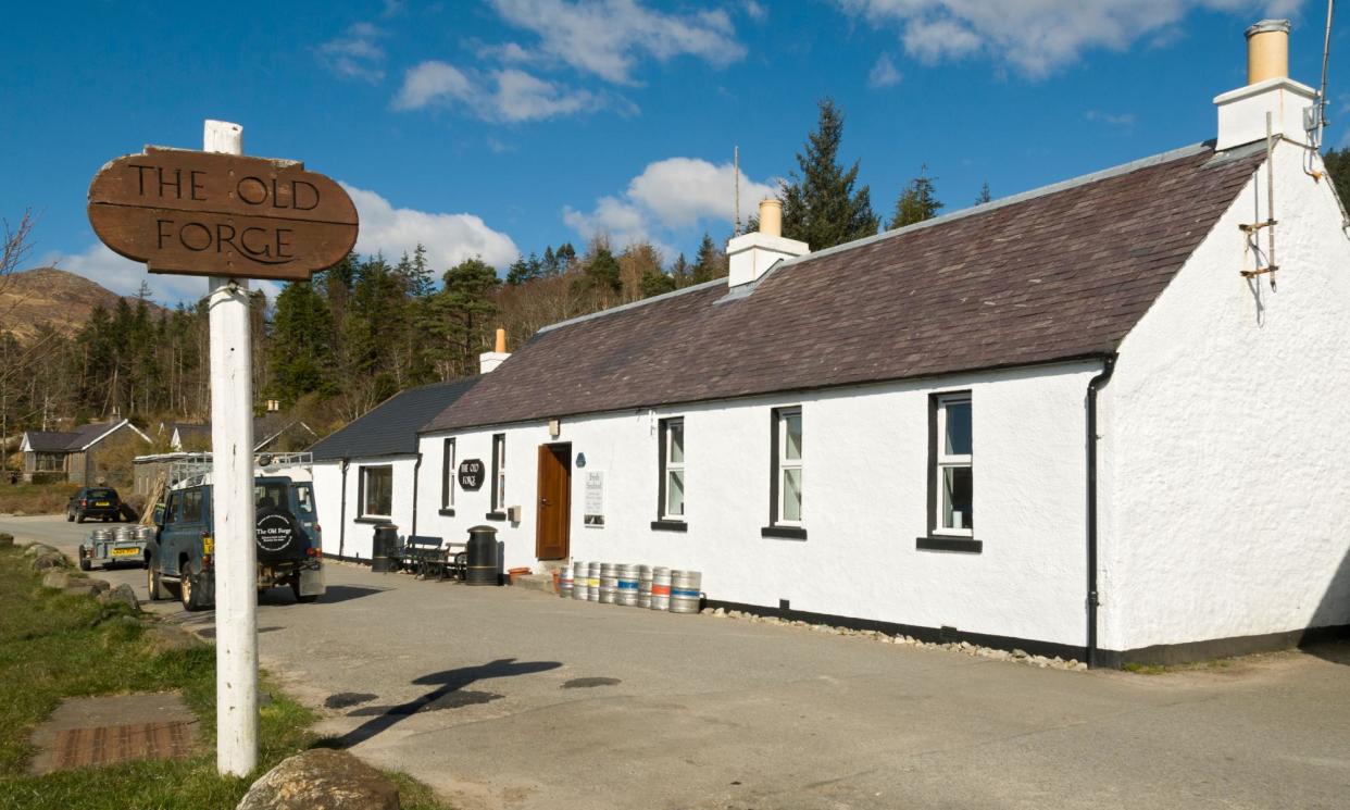 <span>The Old Forge at Inverie on the Knoydart peninsula.</span><span>Photograph: Vincent Lowe/Alamy</span>