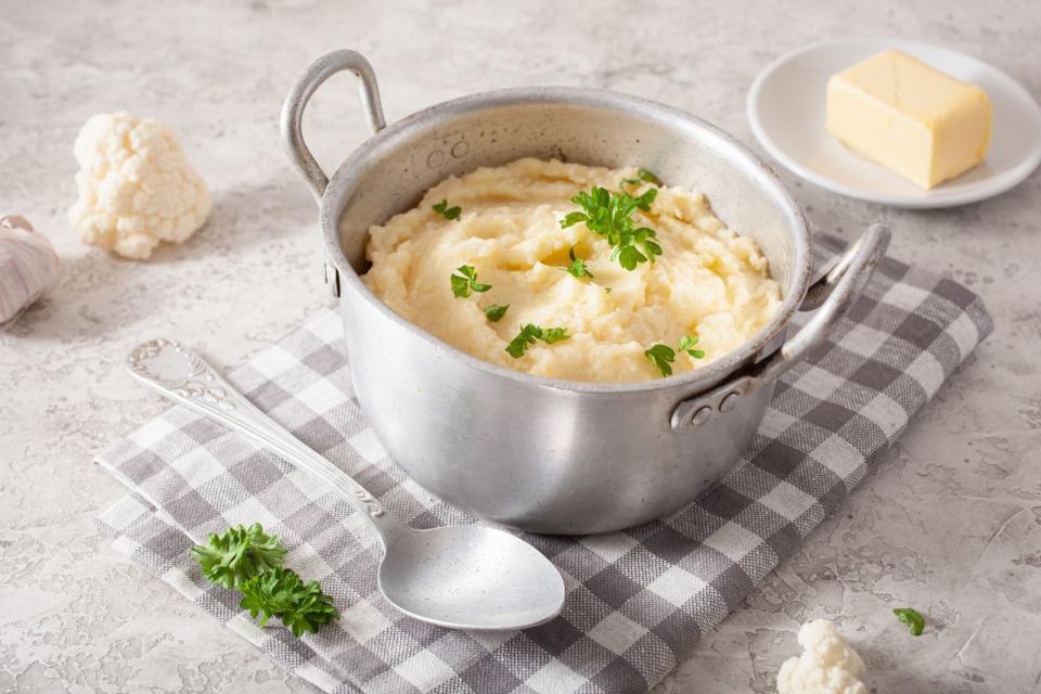 Blumenkohl mit Butter püriert