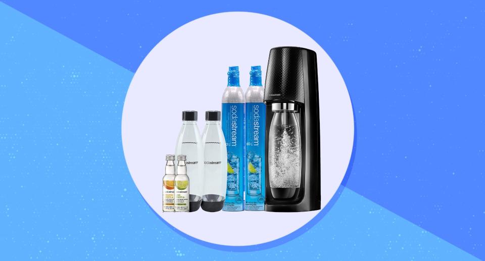 SodaStream Fizzi Sparkling Water Maker Bundle. (Photo: Amazon)