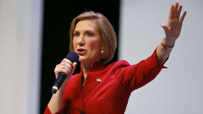 Carly Fiorina se postuló como candidata presidencial republicana en 2020 en EEUU (Chris Keane/)