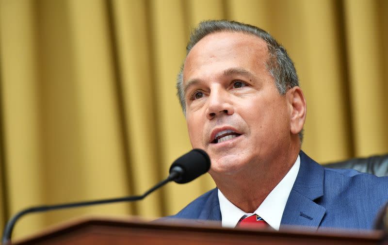 FILE PHOTO: Rep. David Cicilline (D-RI) speaks during a hearing in Washington