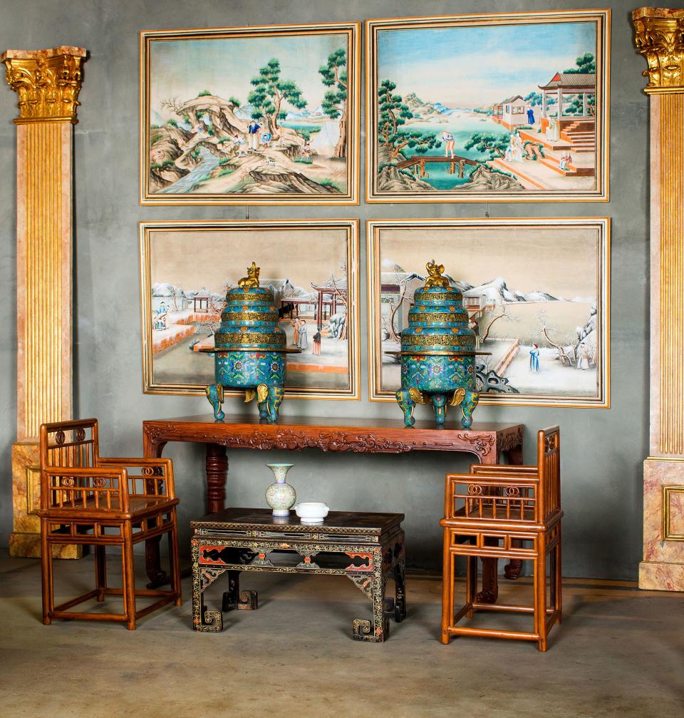 JF Chen brings his personal collection of antique furniture to Christie's for an online and live auction.
