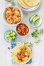 <p>Prawn and fresh corn salsa combine in corn tortillas for a refreshing and low-calorie meal.</p><p>Get the <a href="https://www.delish.com/uk/cooking/recipes/a30380256/shrimp-taco-warm-corn-salsa-recipe/" rel="nofollow noopener" target="_blank" data-ylk="slk:Prawn Tacos" class="link ">Prawn Tacos</a> recipe.</p>