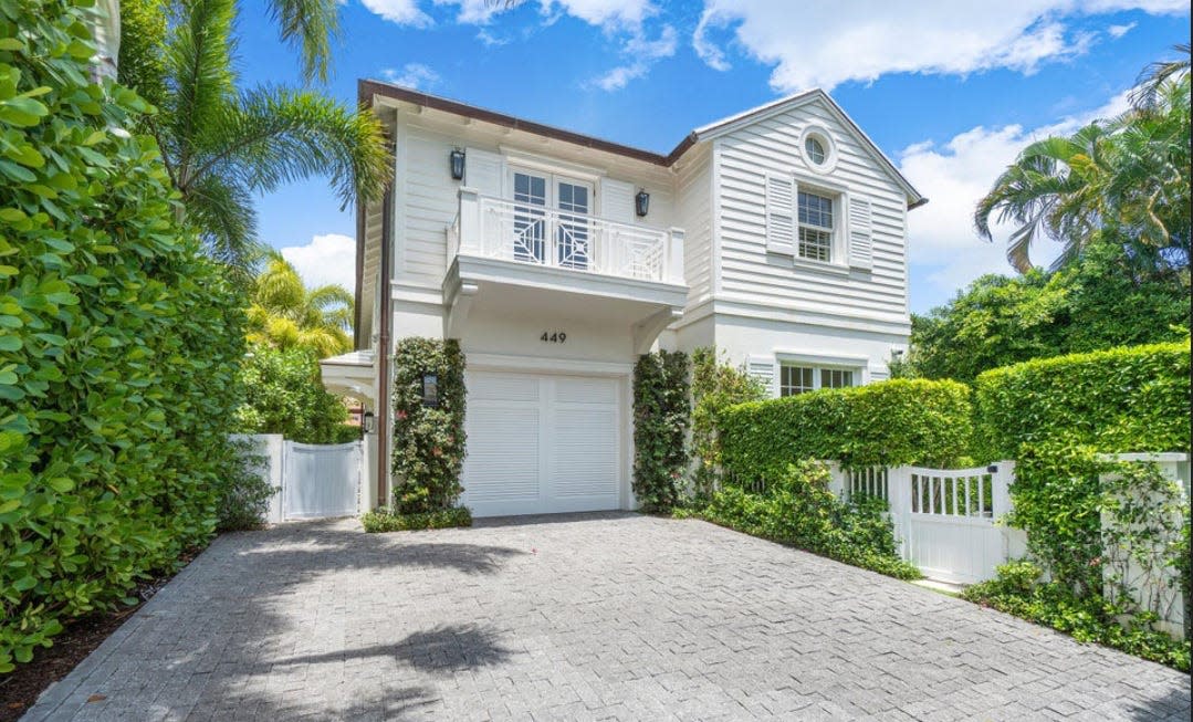 Built in 2017, a fully furnished house at 449 Australian Ave. in Palm Beach just saw its price reduced from $21.95 million to $18.5 million.