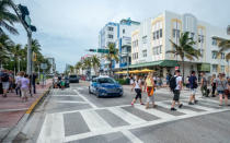 Ford's self-driving vehicle is tested in Miami, Florida, U.S., in this undated photo made available on November 14, 2018. Courtesy Ford Motor Company/Handout via REUTERS