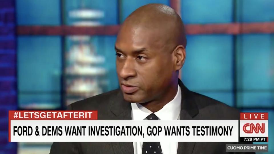 Charles Blow appeared on "Cuomo Prime Time" on Wednesday night.&nbsp; (Photo: CNN)