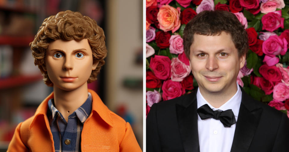 Doll Michael vs. human Michael