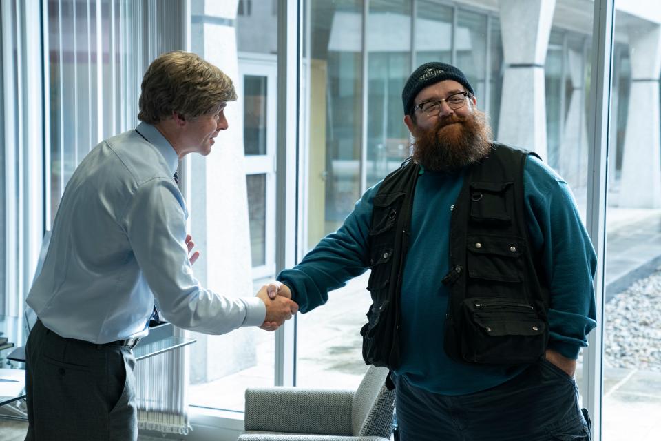 Simon Pegg and Nick Frost in Truth Seekers (Amazon Prime)