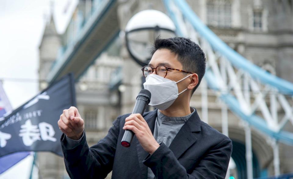 流亡海外的香港民主派人士羅冠聰，獲得政治庇護。(羅冠聰臉書)