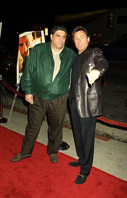 Vincent Pastore and fella at the Los Angeles premire of Newmarket Films' Memento
