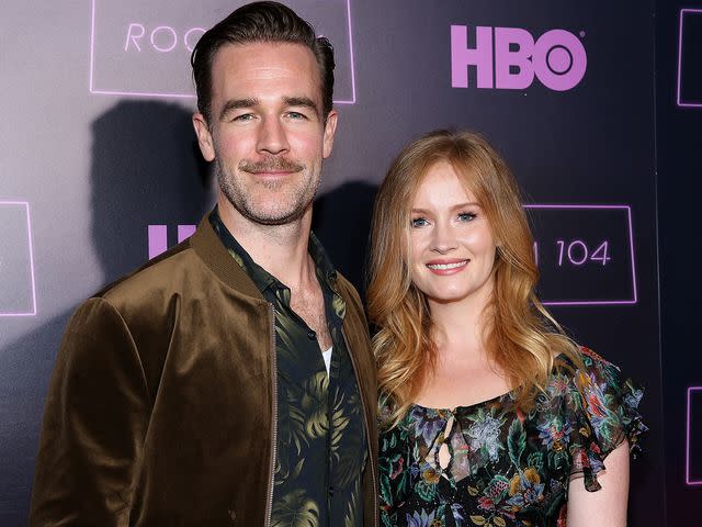 <p>Phillip Faraone/WireImage</p> James Van Der Beek and Kimberly Van Der Beek attend the premiere of HBO's "Room 104" on July 27, 2017 in Hollywood, California.