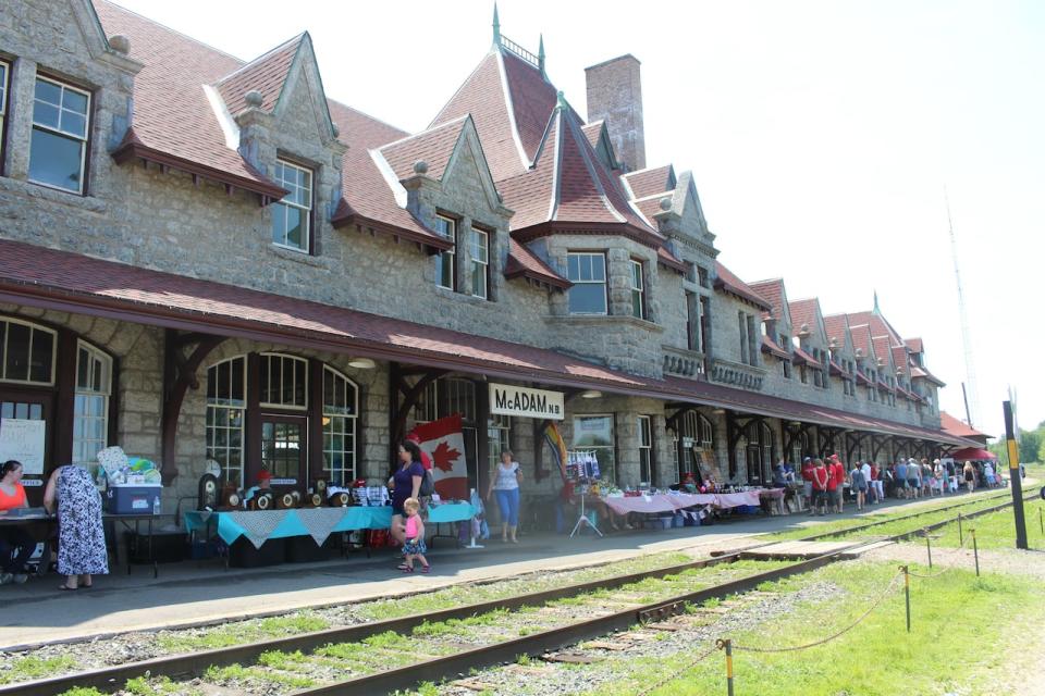 The McAdam Railway Station, built in 1900 and now a museum and historic site. Over the years, the McAdam Historical Restoration Commission has fundraised millions to restore it. 