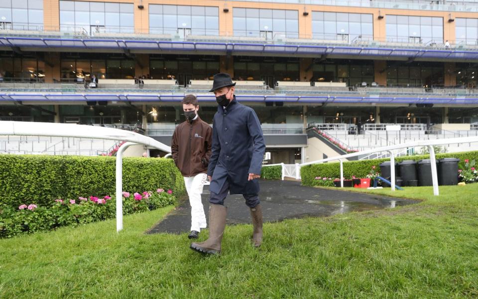 Oisin Murphy and Frankie Dettori at Royal Ascot on day four - PA