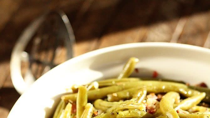 southern slow cooker green beans