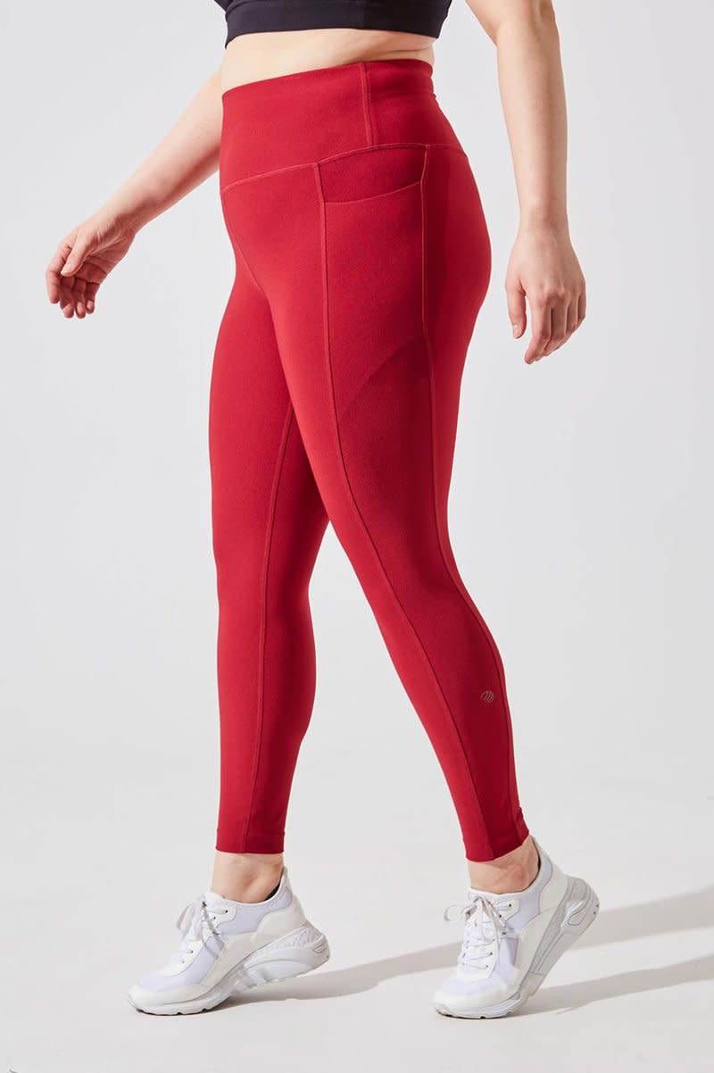 Rival High Waisted Recycled Polyester 7/8 Legging. Image via MPG Sport.