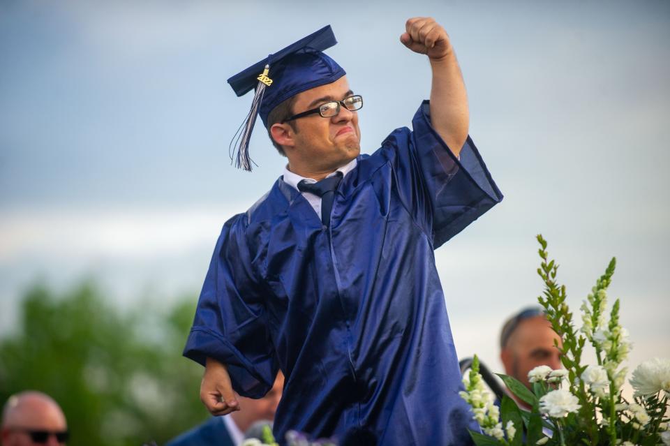 Scenes from Anderson County High's graduation held at their football stadium in Clinton, Tenn. on Friday, May 13, 2022.