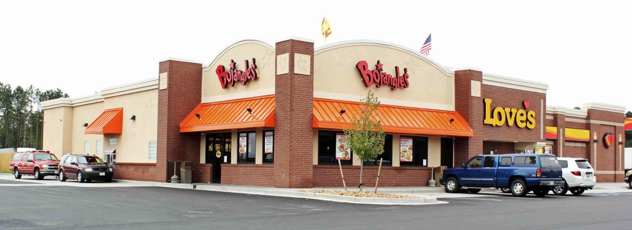 In December 2019, Bojangles and Love's announced a partnership that would have had Bojangles restaurants inside Love's Travel Stops, including in Oklahoma, but plans changed. Oklahomans will have to get their chicken and biscuits on the road, out of state.