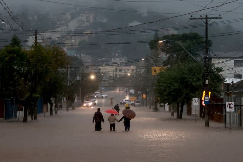 Flooding due to heavy rains in Rio Grande do Sul