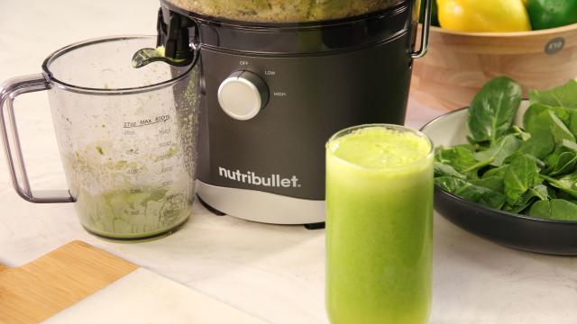 NutriBullet Juicer Pro Centrifugal Juicer Machine for Fruit, Vegetables,  and Food Prep, 27 Ounces/1.5 Liters, 1000 Watts, Silver, NBJ50200