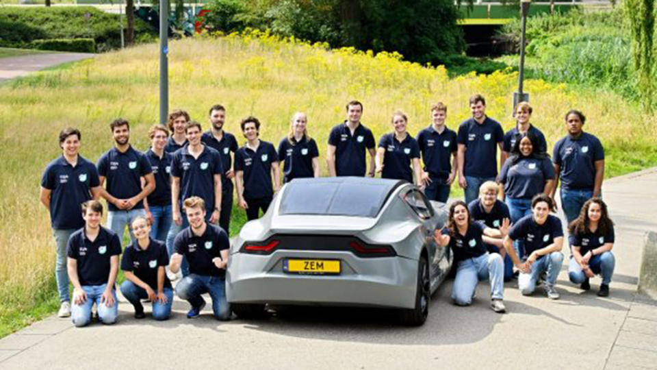 The Zem EV and the TU/ecomotive team