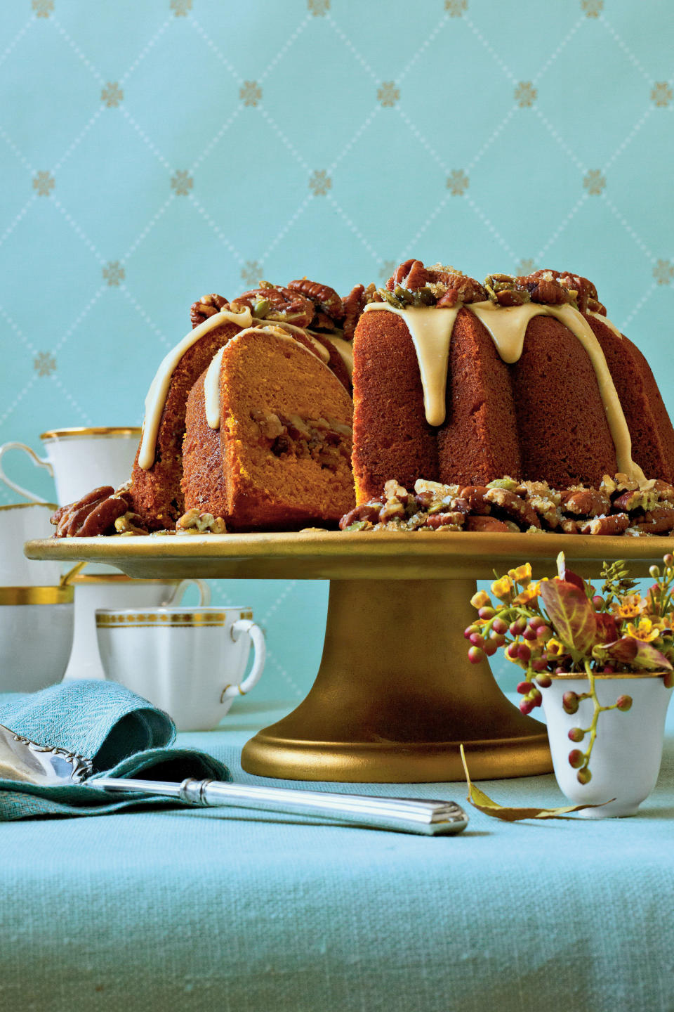 Cranberry-Apple-Pumpkin Bundt