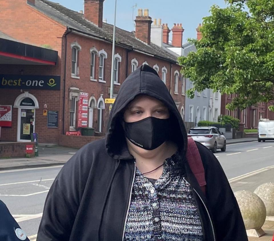 Worcester News: GUILTY: Holly LeGresley admitted the offences in relation to monkey torture, pictured here arriving at Worcester Magistrates Court 