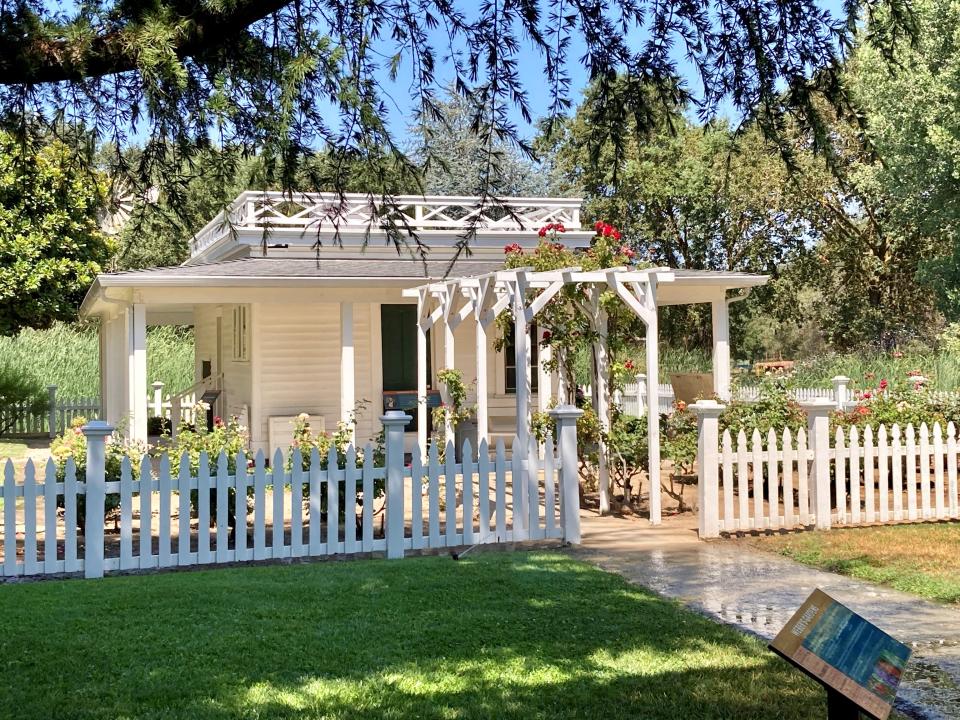 Captain Weber’s cottage was moved from downtown Stockton’s Weber Point.