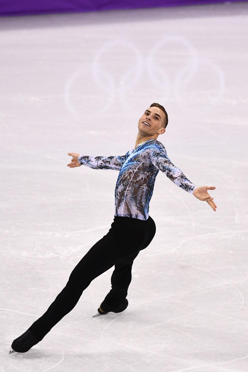 Adam Rippon Makes Olympic Debut, Skates FLAWLESSLY