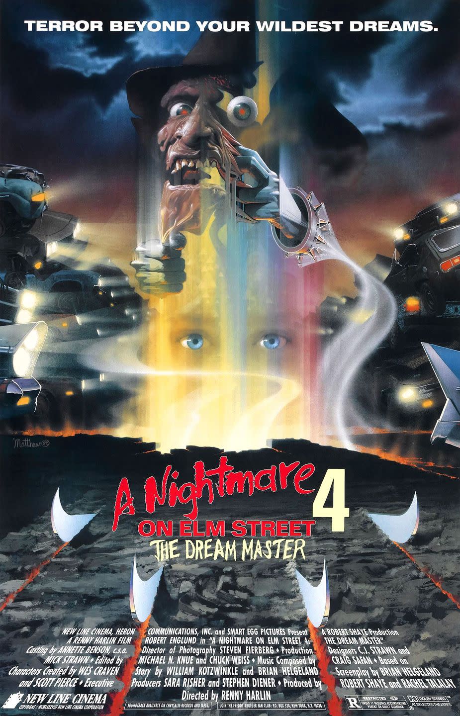 4) A Nightmare on Elm Street 4: The Dream Master (1988)