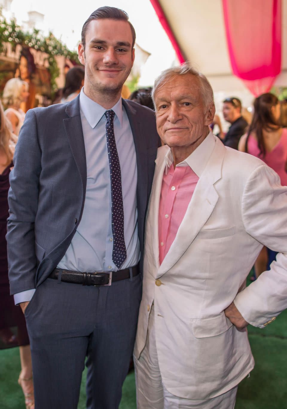 Hugh Hefner's son Cooper is not a fan of a particular Playboy cover. Source: Getty