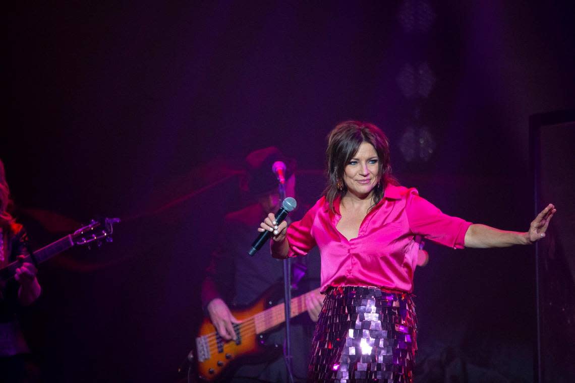 Martina McBride performs at Rupp Arena in Lexington, Ky., on Saturday, Oct. 29, 2022. McBride opened for The Judds: The Final Tour.