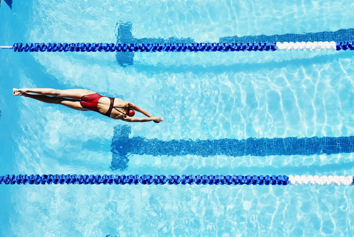 Swimming while on their period can be tricky for teenagers [Photo: Getty]