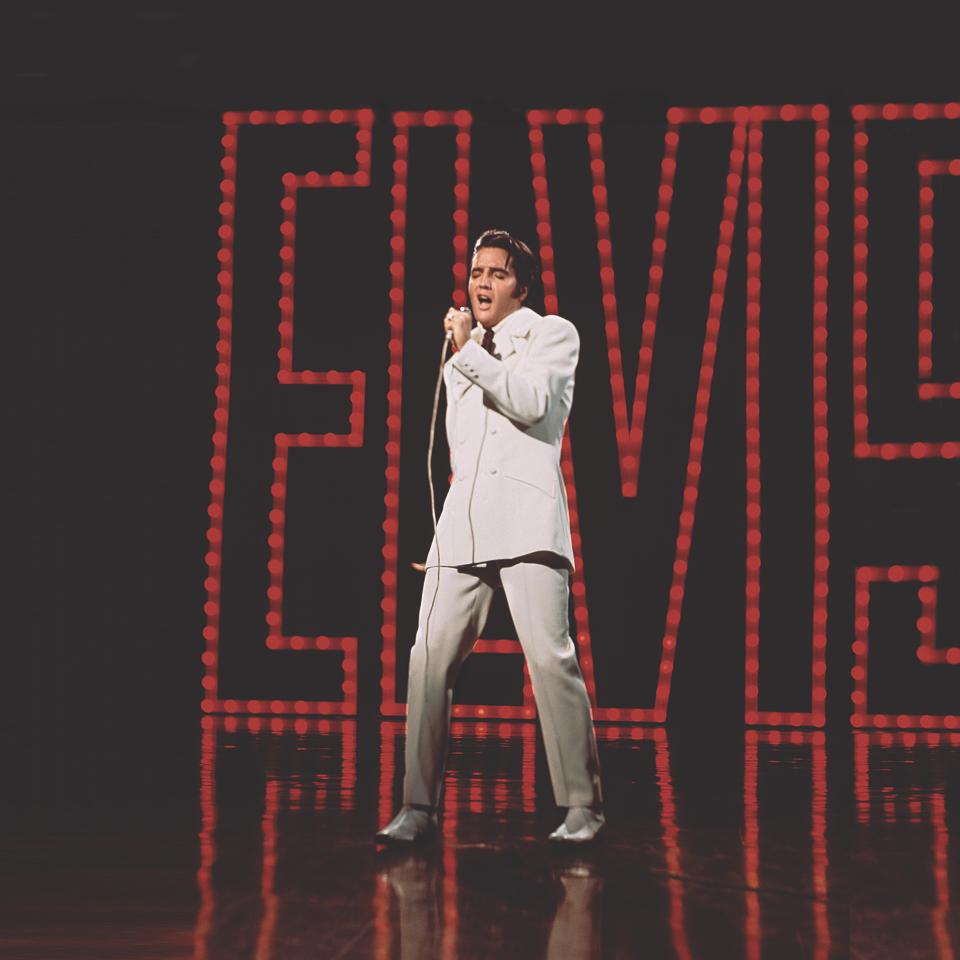 Presley sings his heart out in the ’68 Comeback Special. (Photo: Courtesy Steve Binder Archives)