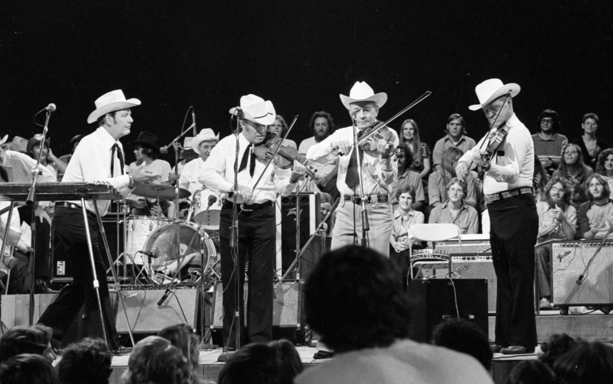 Executive producer Terry Lickona didn't begin working on “Austin City Limits” until the show's fourth season, but the first taping of the show he attended was during season one when Bob Wills' Original Texas Playboys performed. He sat on the floor.