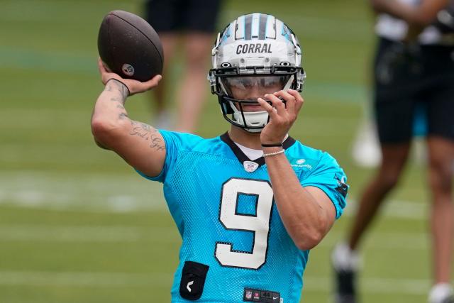 Matt Corral exits Panthers' preseason game early with foot injury